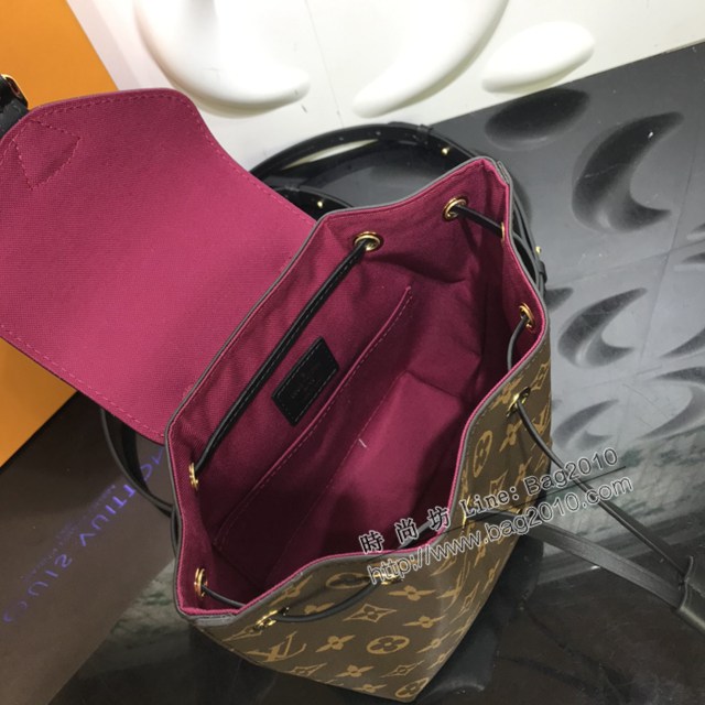 Lv路易威登2023專櫃新款Montsouris BB雙肩包 LV老花女士後背包 M45502 M45516 ydh5184